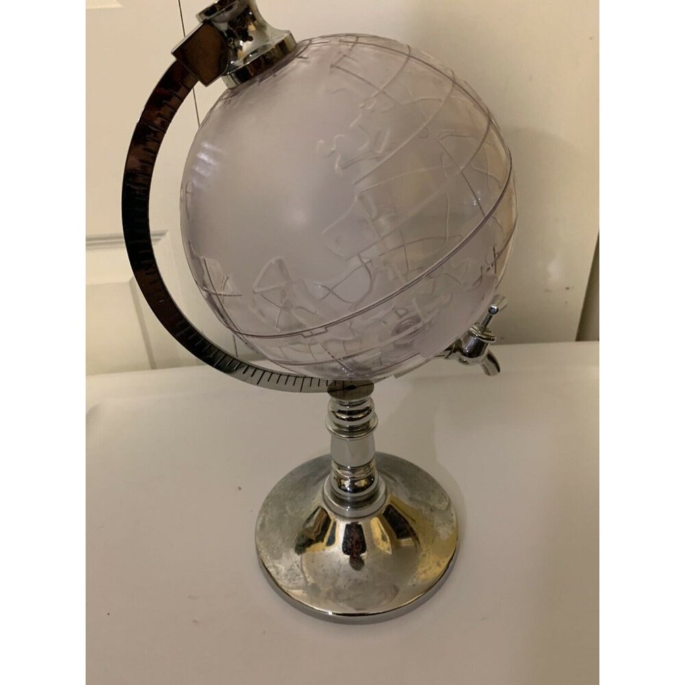 Godinger World Globe‎ Liquor Dispenser Decanter